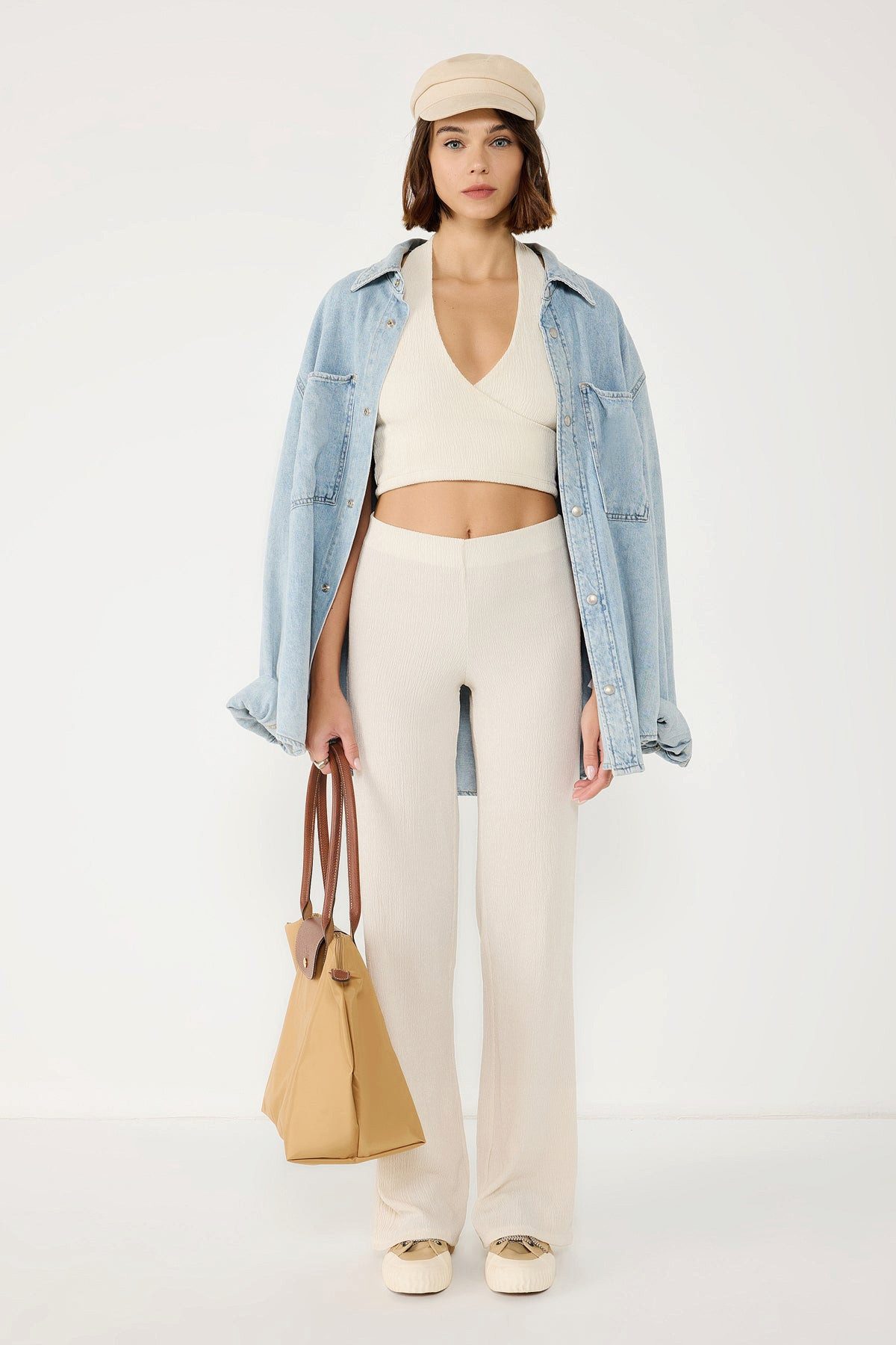 No Matter What Bequeme Jeans Schlaghosen mit hohem Bund