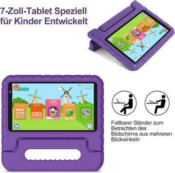 AOCWEI Tablet (7,1", 64 GB, Android 13, Tablet für kinder elterliche kontrolle dual kamera wifi 6 mit hüllen)