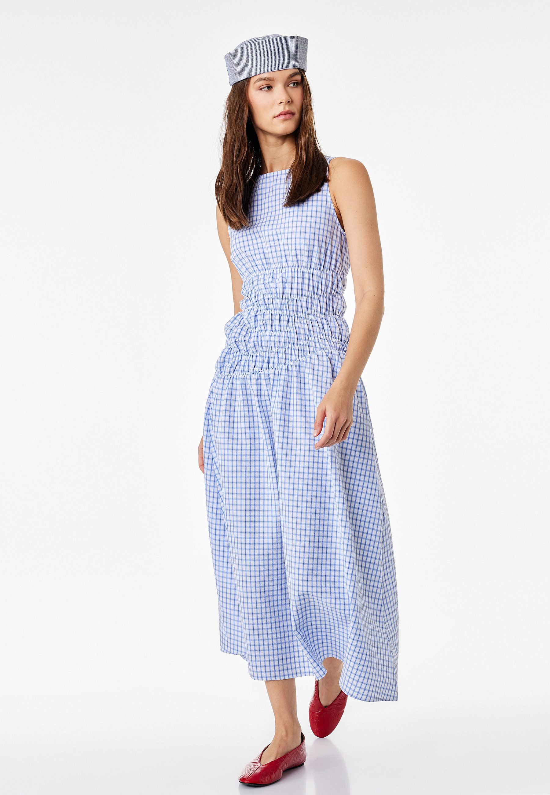 Koton Midikleid Koton Gipfelange A-Linie Maxi-Kleid