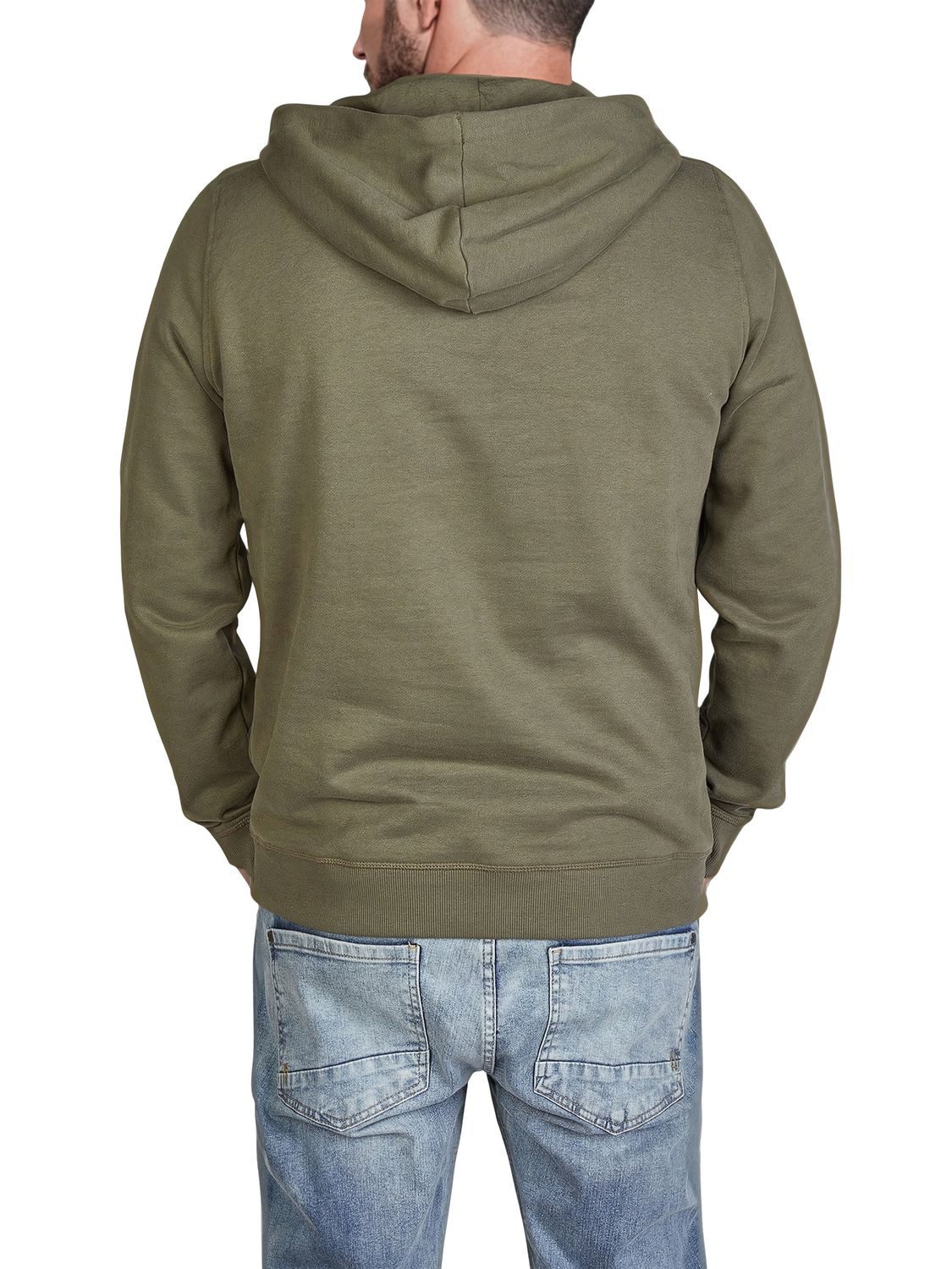 MUSTANG Kapuzenpullover Herren Printed Hoodie Bennet Regular Fit Streetwear Sweatshirt mit Kapuze