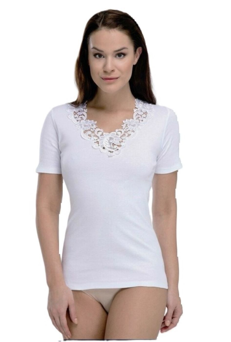 Toker Collection® Unterziehshirt Damenhemd Spencer Halbarm mit extra breite günstig online kaufen