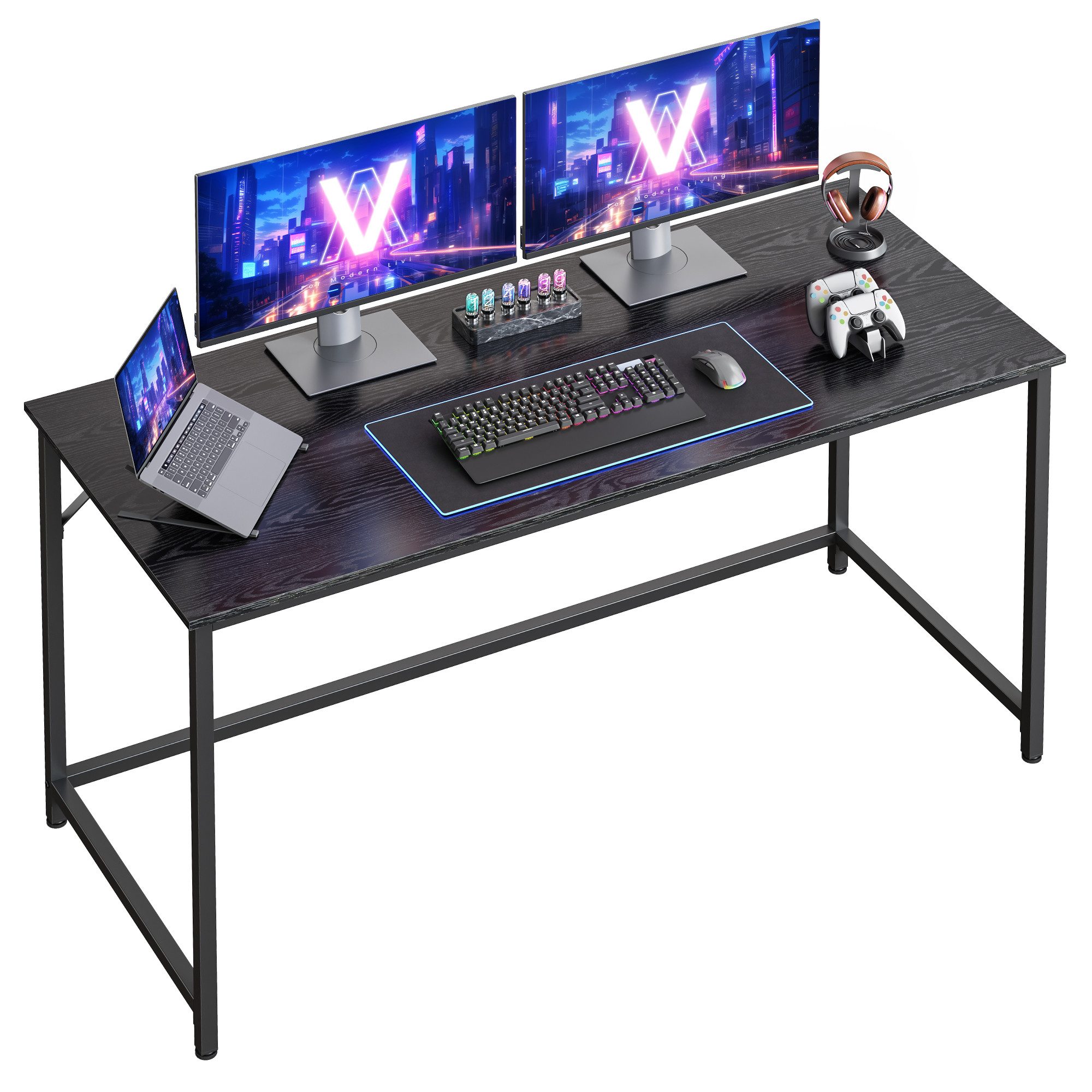 VASAGLE Schreibtisch Computertisch, Bürotisch, 80/100/120/135/160 cm, moder günstig online kaufen