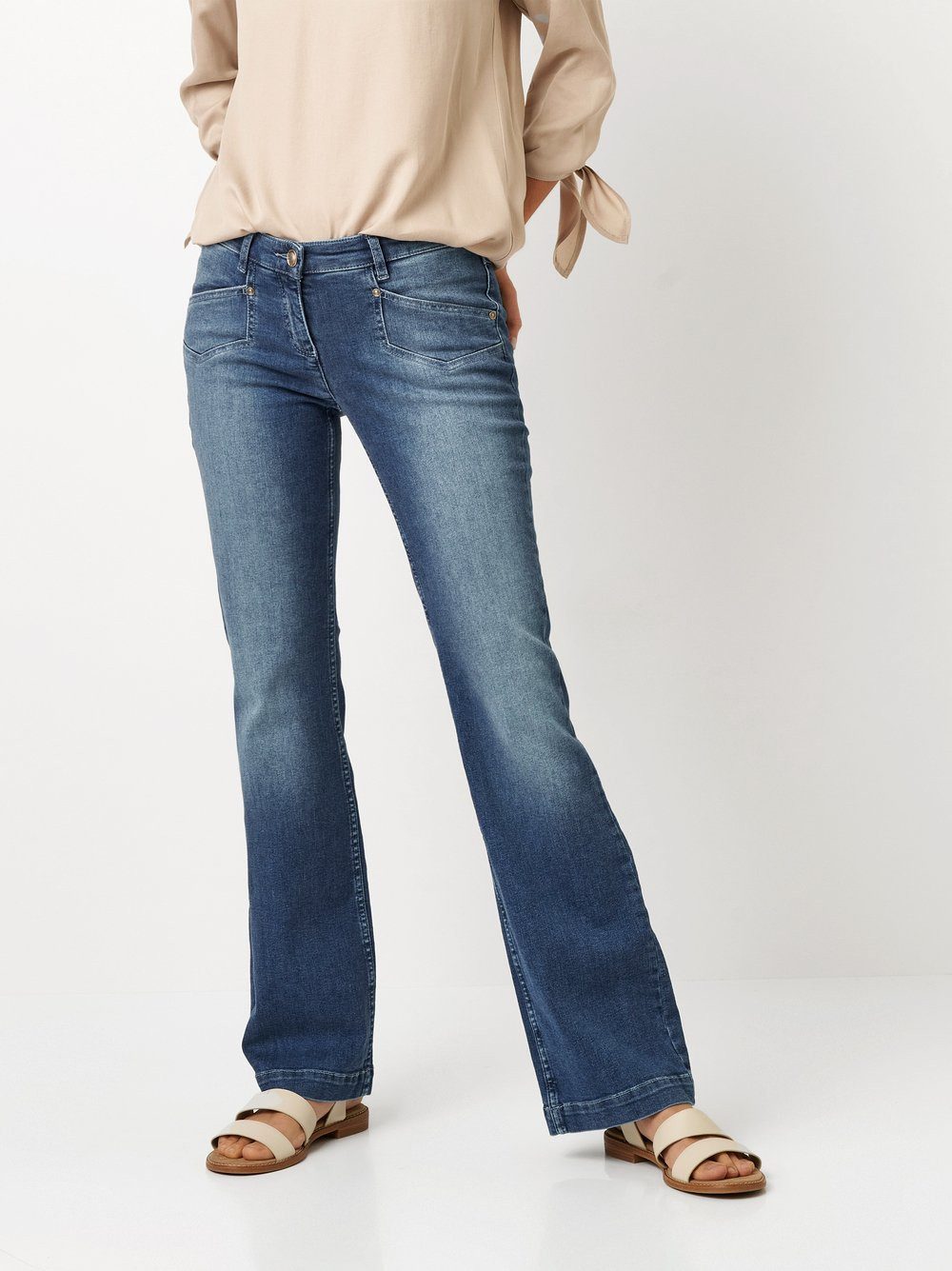 TONI Bootcut-Jeans Perfect Shape mit Taschen