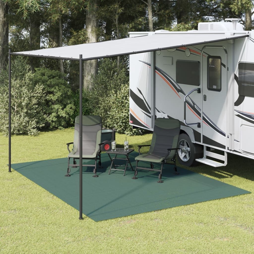 vidaXL Zeltteppiche Zeltteppich Grün 4x3 m