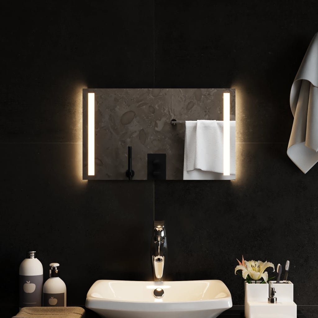furnicato Wandspiegel LED-Badspiegel 50x30 cm