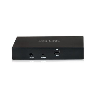 LogiLink HDMI-Splitter CV0094, 4K Mini DisplayPort 1.2 zu 2x HDMI Splitter