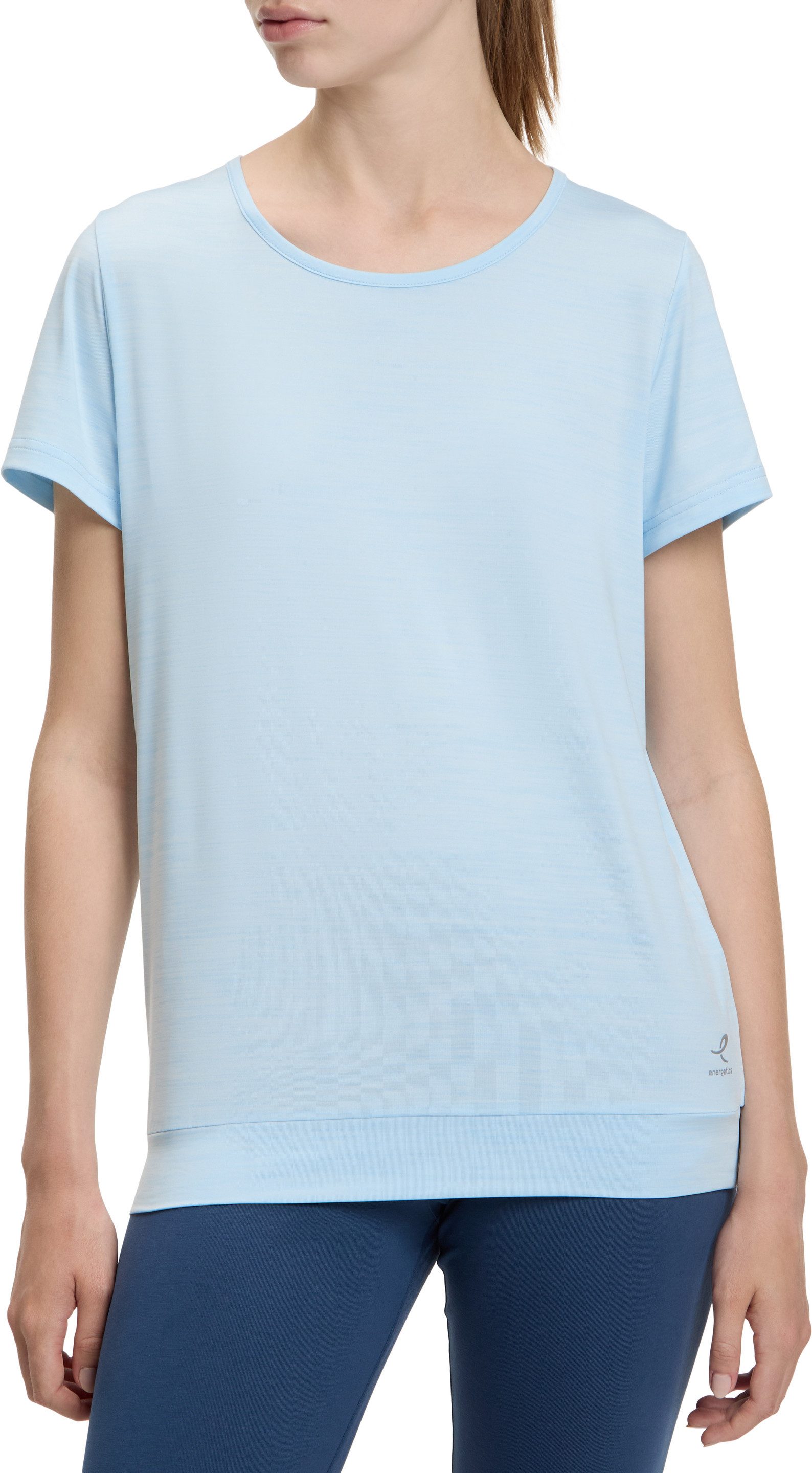 Energetics T-Shirt DA.-T-SHIRT JEWEL SHORT SLEEVE W weiter Schnitt, kurze Ärmel, für Training, mit Bündchen am Saum