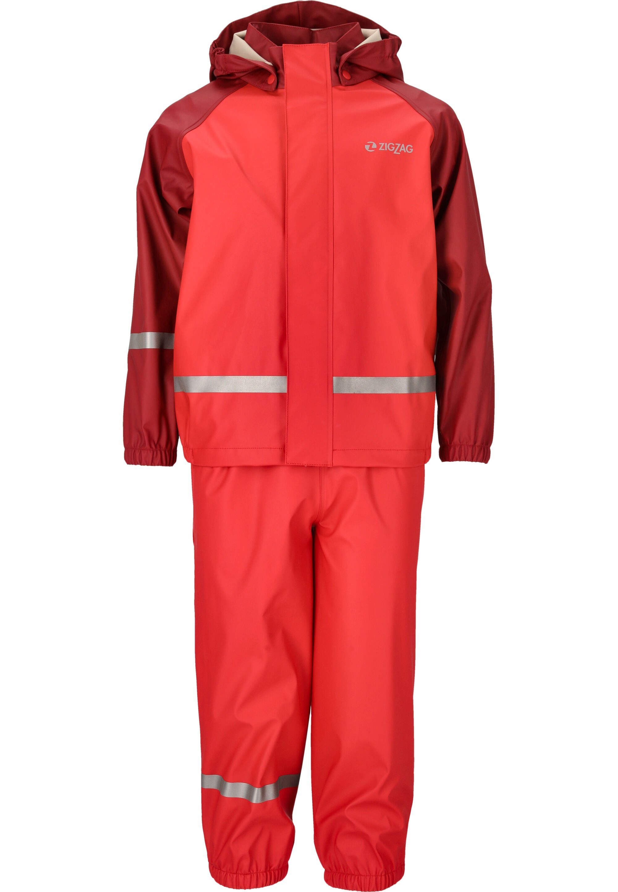 ZIGZAG Regenanzug GILBO, mit reflektierenden Elementen