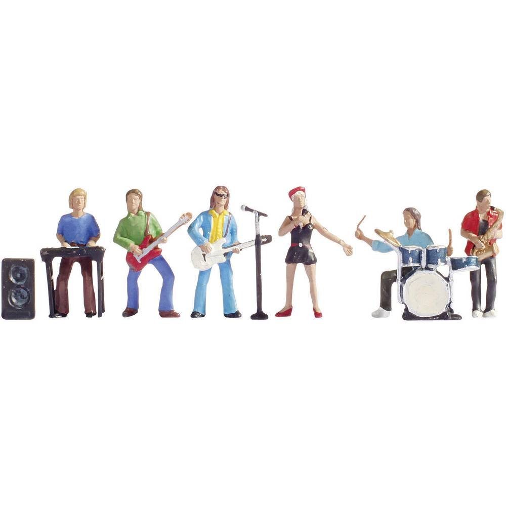 Modelleisenbahn-Figur H0 Figuren Musikband