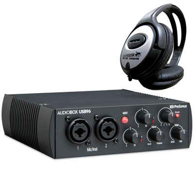 Presonus Audiobox USB 96 + Kopfhörer Digitales Aufnahmegerät