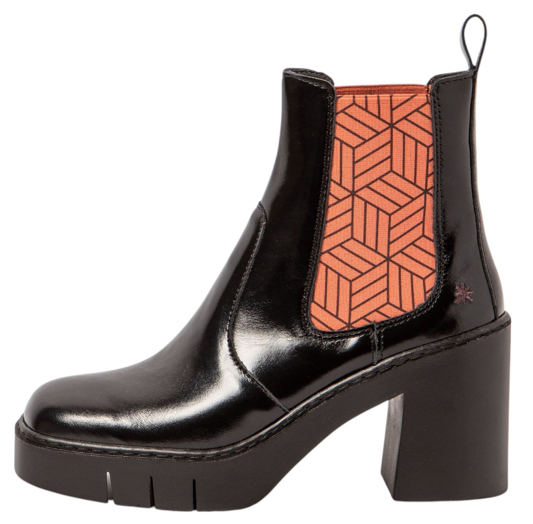 Art 1983 Berna Black Salmon Stiefelette