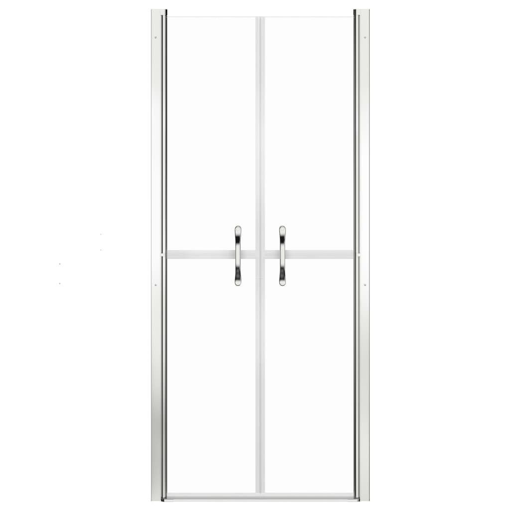 vidaXL Duschwand 81 x 190 cm Duschtür Transparent ESG 81x190 cm