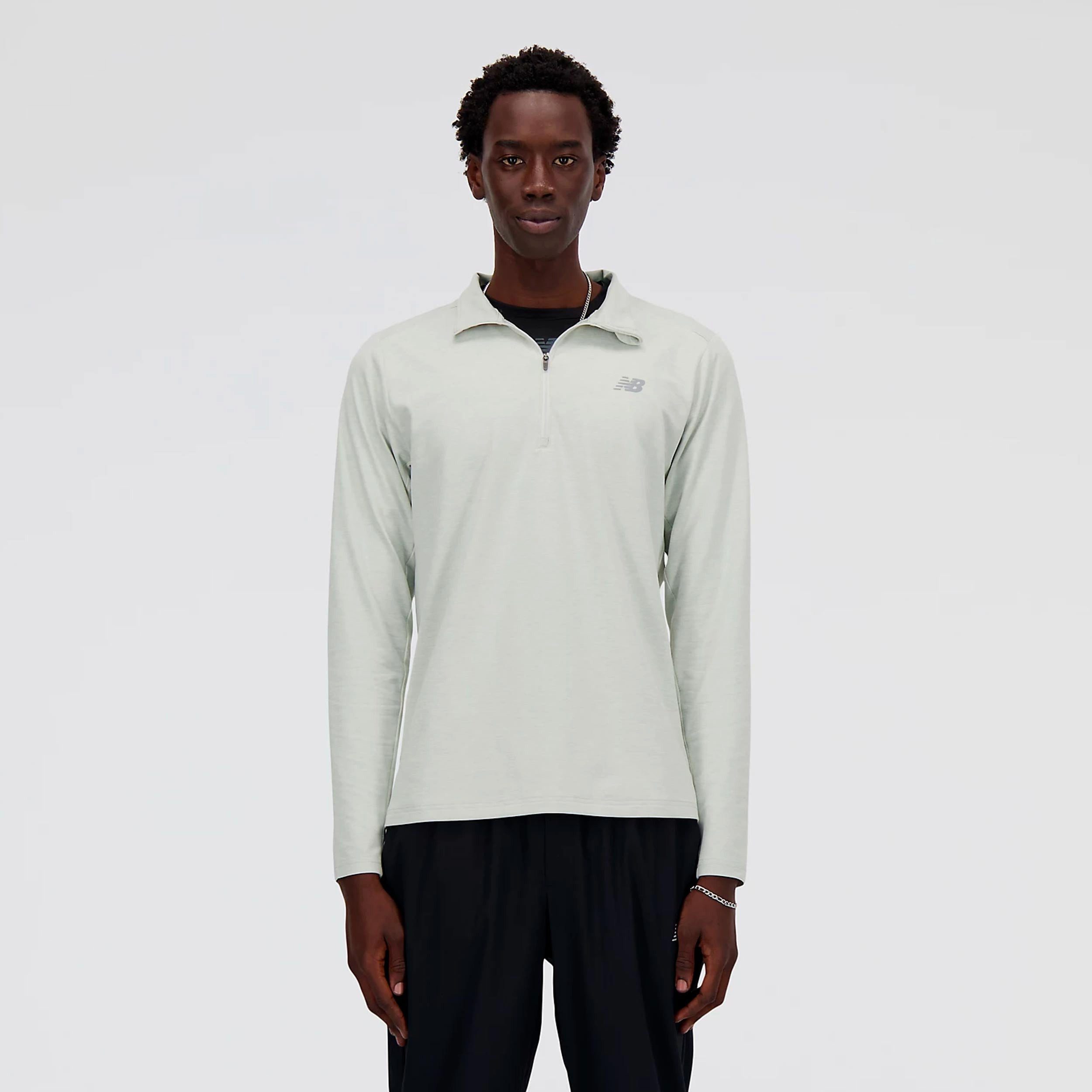 New Balance Longsleeve Space Dye 1/4 Zip