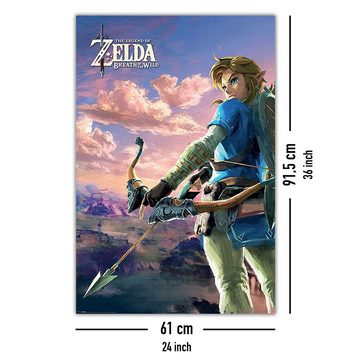 PYRAMID Poster The Legend of Zelda Poster Breath Of The Wild 61 x 91,5 cm