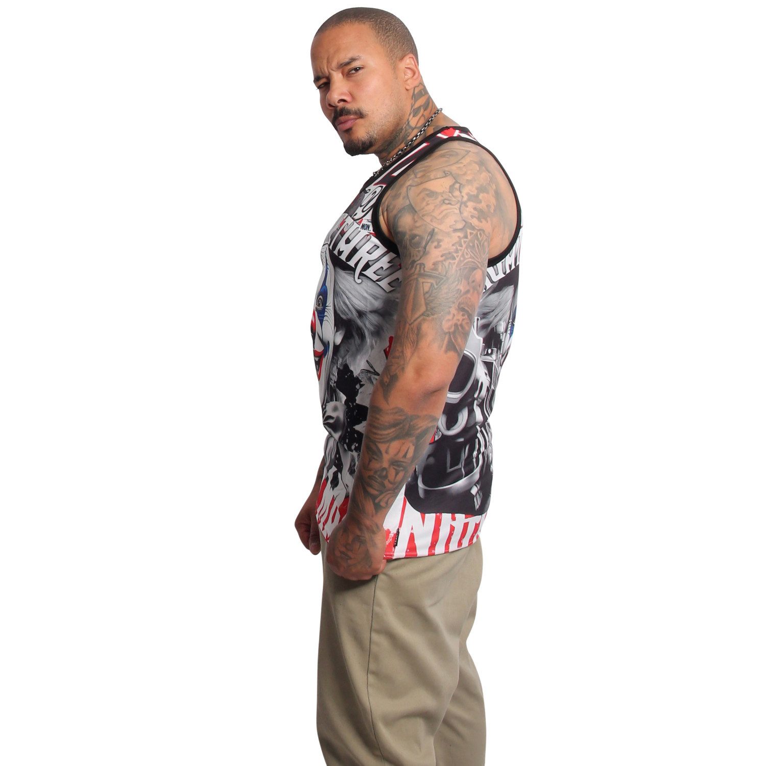 YAKUZA Muskelshirt Welcome aus hochwertigem Mesh-Stoff