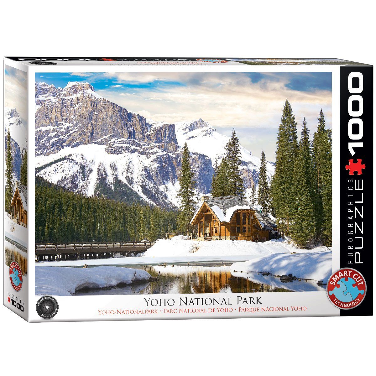 National cm, British Puzzleteile Puzzle 1000 1000 Format Columbia Teile 68x48 - Yoho im empireposter Park, Winter Puzzle