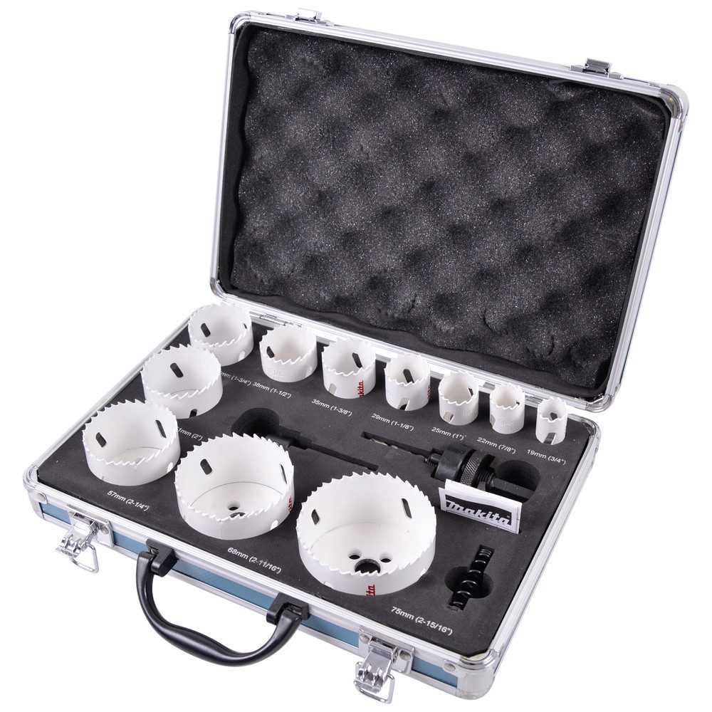 Makita Bohrkrone Makita D-47298 Lochsägen-Set 14teilig 19 mm, 22 mm, 25 mm, 29 mm, 35