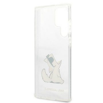 KARL LAGERFELD Handyhülle Samsung Galaxy S22 Ultra Case Katze transparent