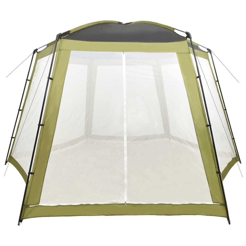 vidaXL Poolverdeck, Pool-Zelt Stoff 500x433x250 cm Grün