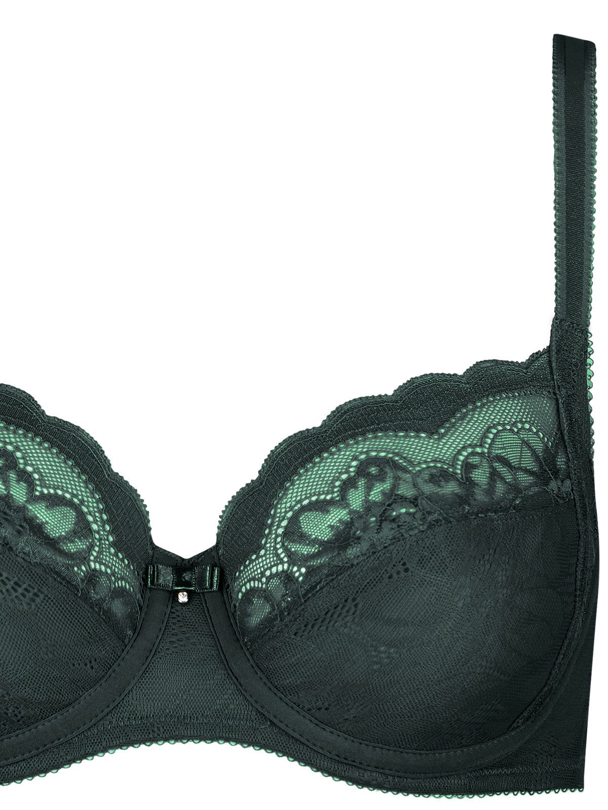 Lisca Bügel-BH Bügel BH Evelyn (Stück, 1-tlg) Schalen Cups, Markenqualität, Microfaser, Floral, feminin