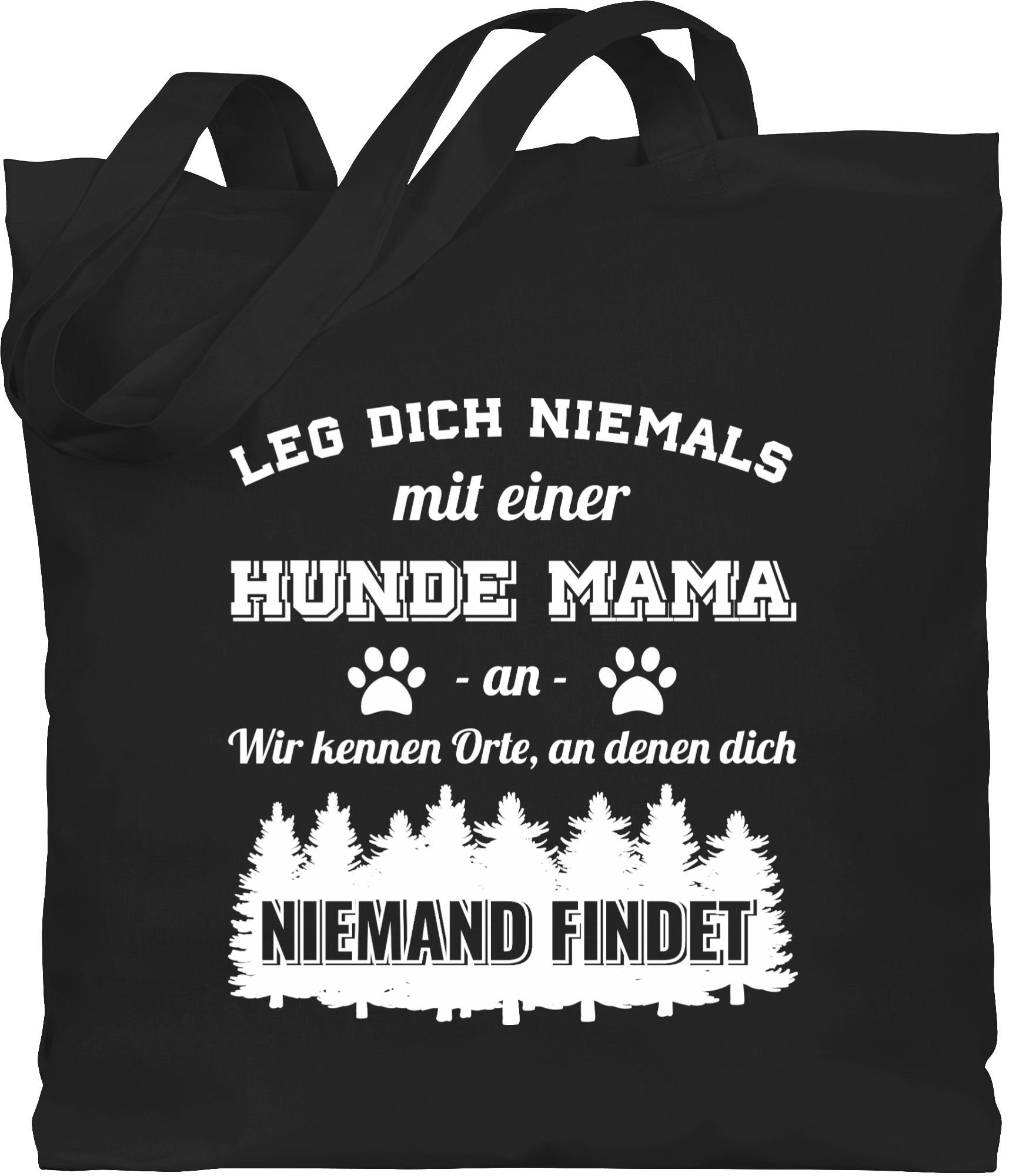 Shirtracer Umhängetasche Leg dich niemals mit günstig online kaufen