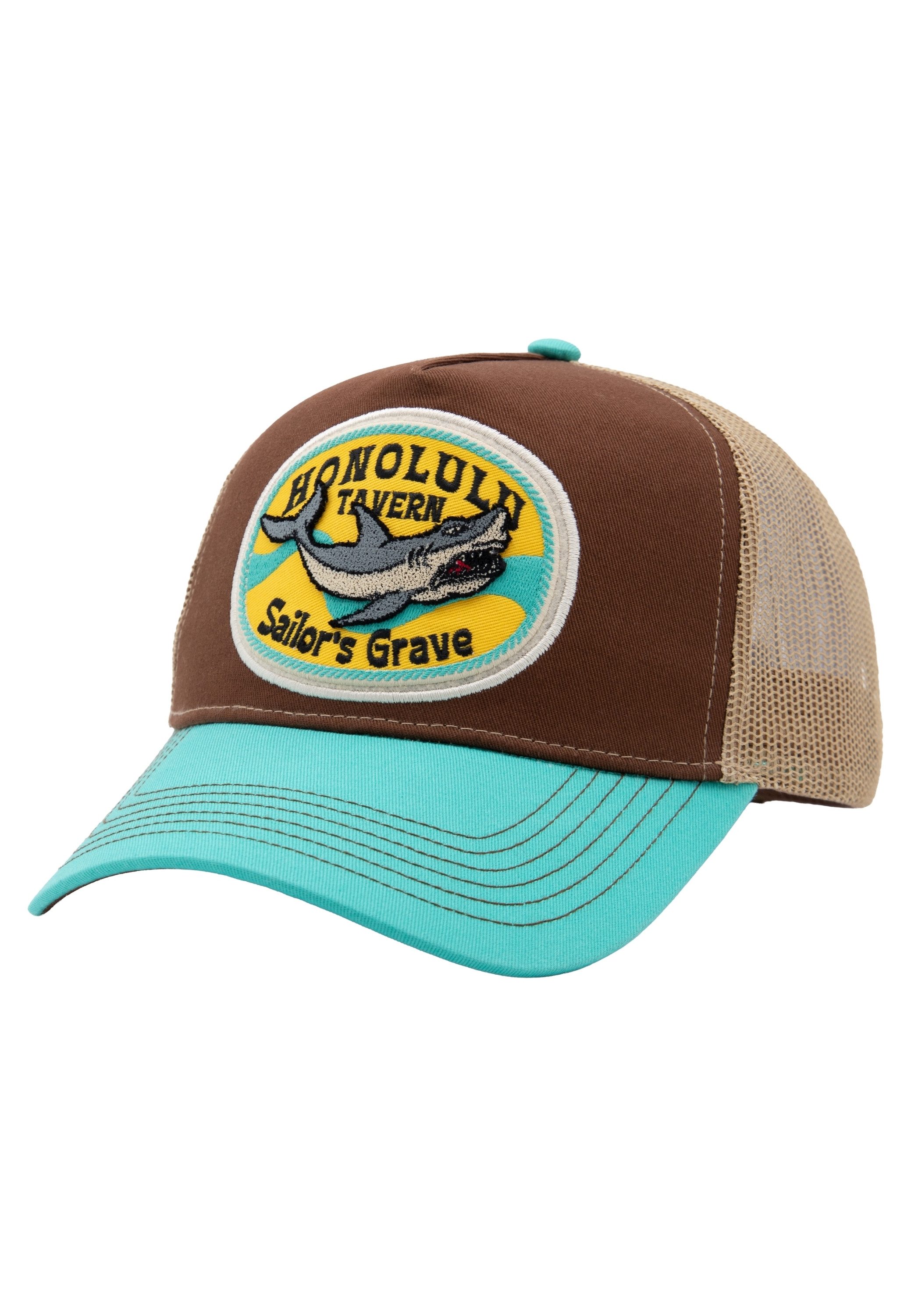 KingKerosin Trucker Cap Honolulu Tavern (1-St) mit besonderer Cut-Pile-Stickerei