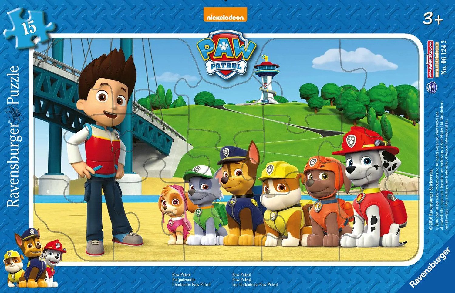 Ravensburger Puzzle Paw Patrol Rahmenpuzzle 15 Teile, 15 Puzzleteile günstig online kaufen
