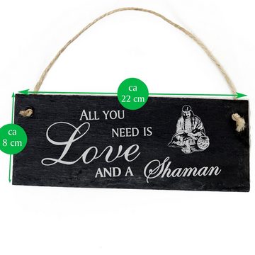 Dekolando Hängedekoration Schamane 22x8cm All you need is Love and a Shaman