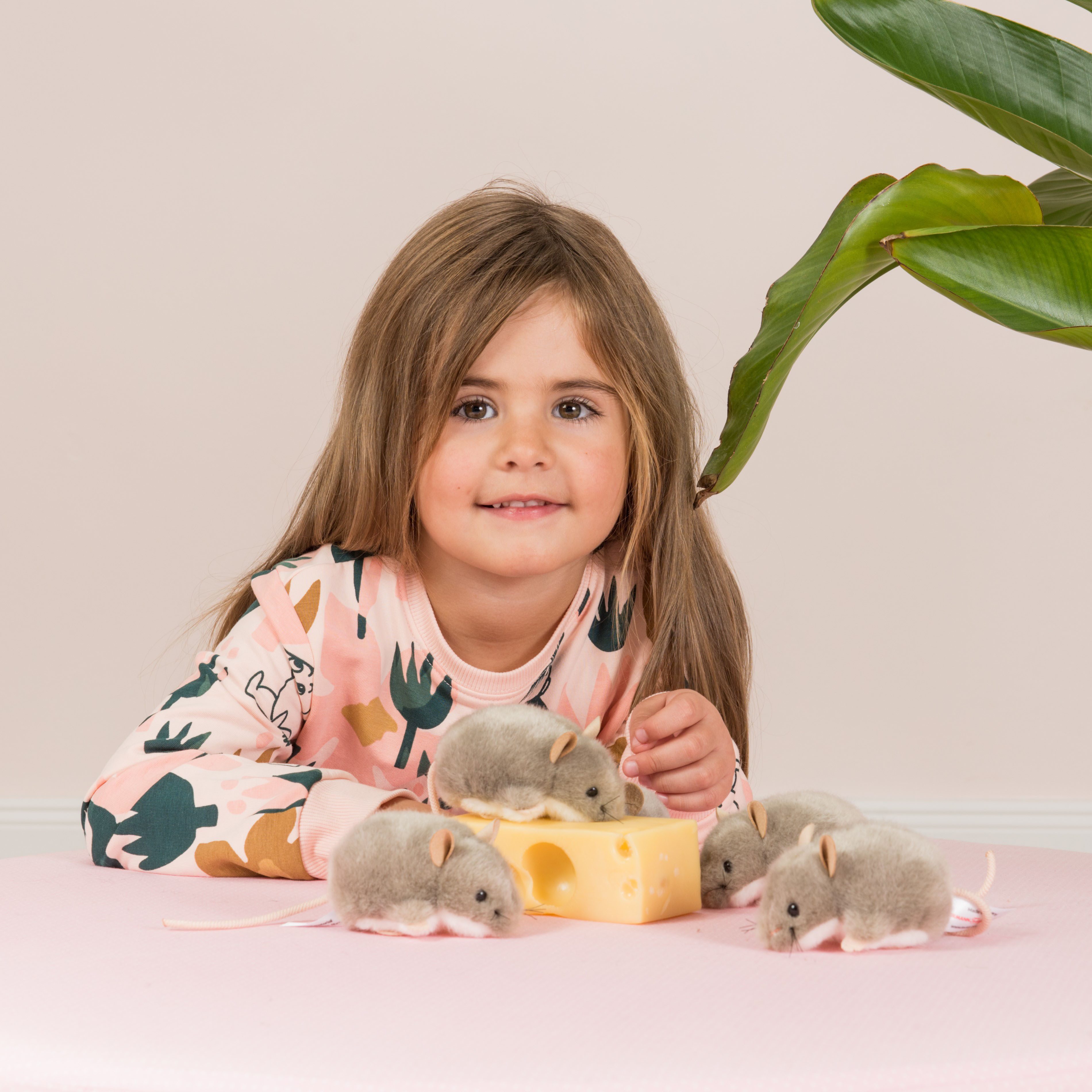 Teddy Hermann® Kuscheltier Maus grau, 9 cm