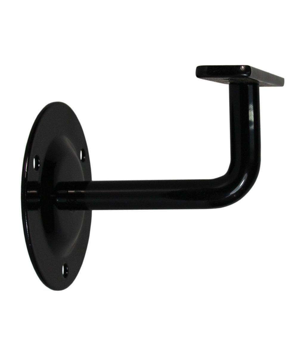 Häusler Onlinehandel GmbH Brüstungsgeländer Handlaufhalter Set HLH 1104 Schwarz gerade Auflage