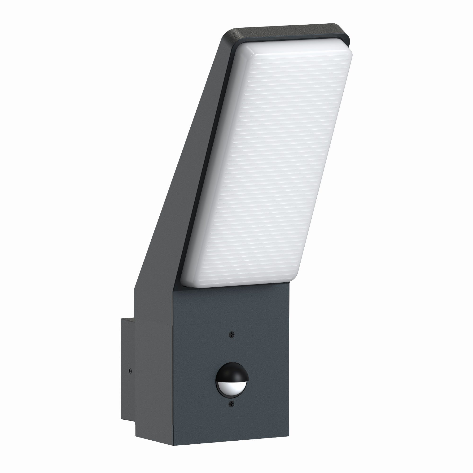 Maxkomfort LED Außen-Wandleuchte mit/ohne Bewegungsmelder - Wandleuchte Außen IP65 - 12W Warmweiß 3000K, Wandleuchte mit Bewegungsmelder, LED fest integriert, Warmweiß, Premium Wandlampe für Außen: Haus, Terrasse, Eingang, Garten & Balkon