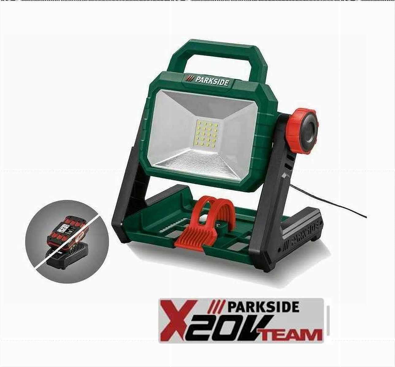 PLSA V 20 Team Arbeitslicht X12V 12 Parkside X20V Team / Parkside Akku-LED-Strahler 20-Li V