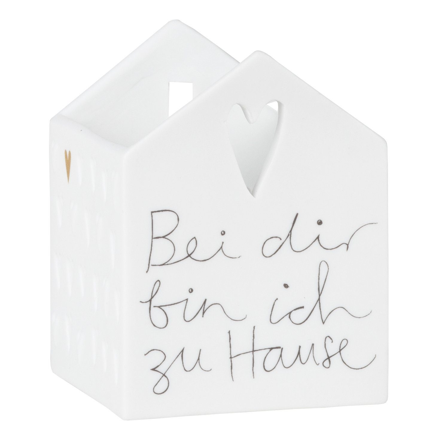 Windlicht Lichtspielhaus "Bei dir bin ich zu Hause"
