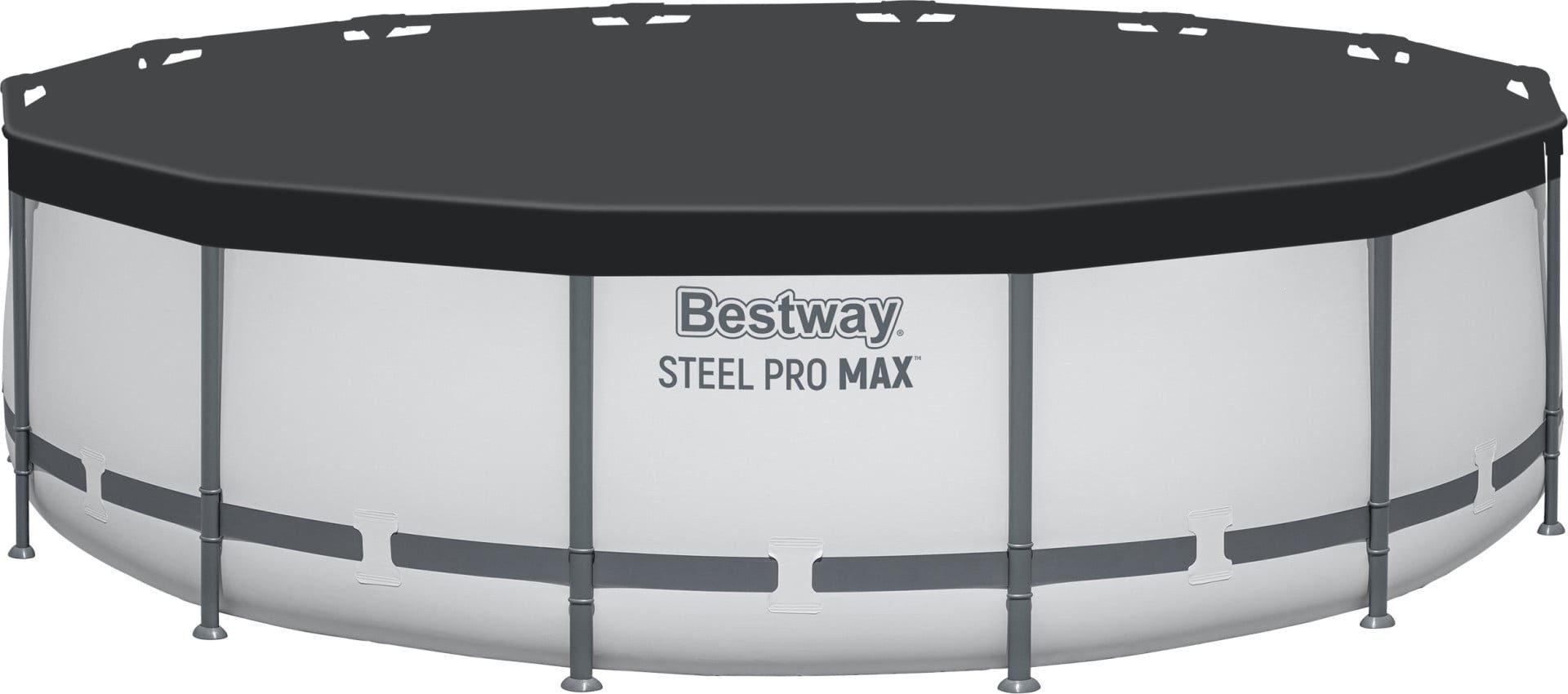 BESTWAY Pool Bestway Pool Komplett-Set Steel Pro Max Ø 427 x