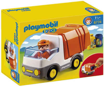 Playmobil® Konstruktions-Spielset Müllauto (6774), Playmobil 1-2-3, Made in Europe