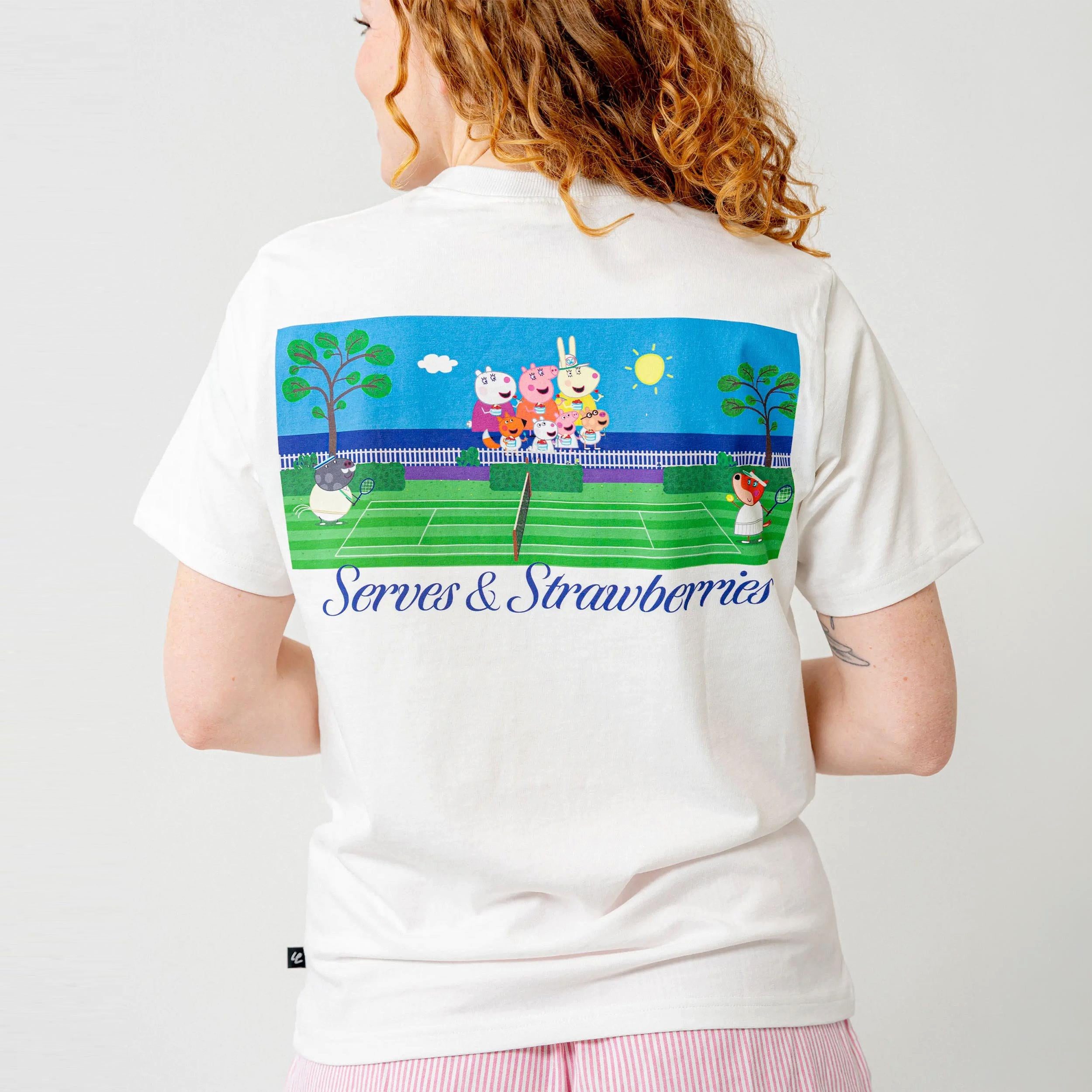 Lobster & Lemonade T-Shirt Peppa Pig Serves & Strawberries – '94 Campus