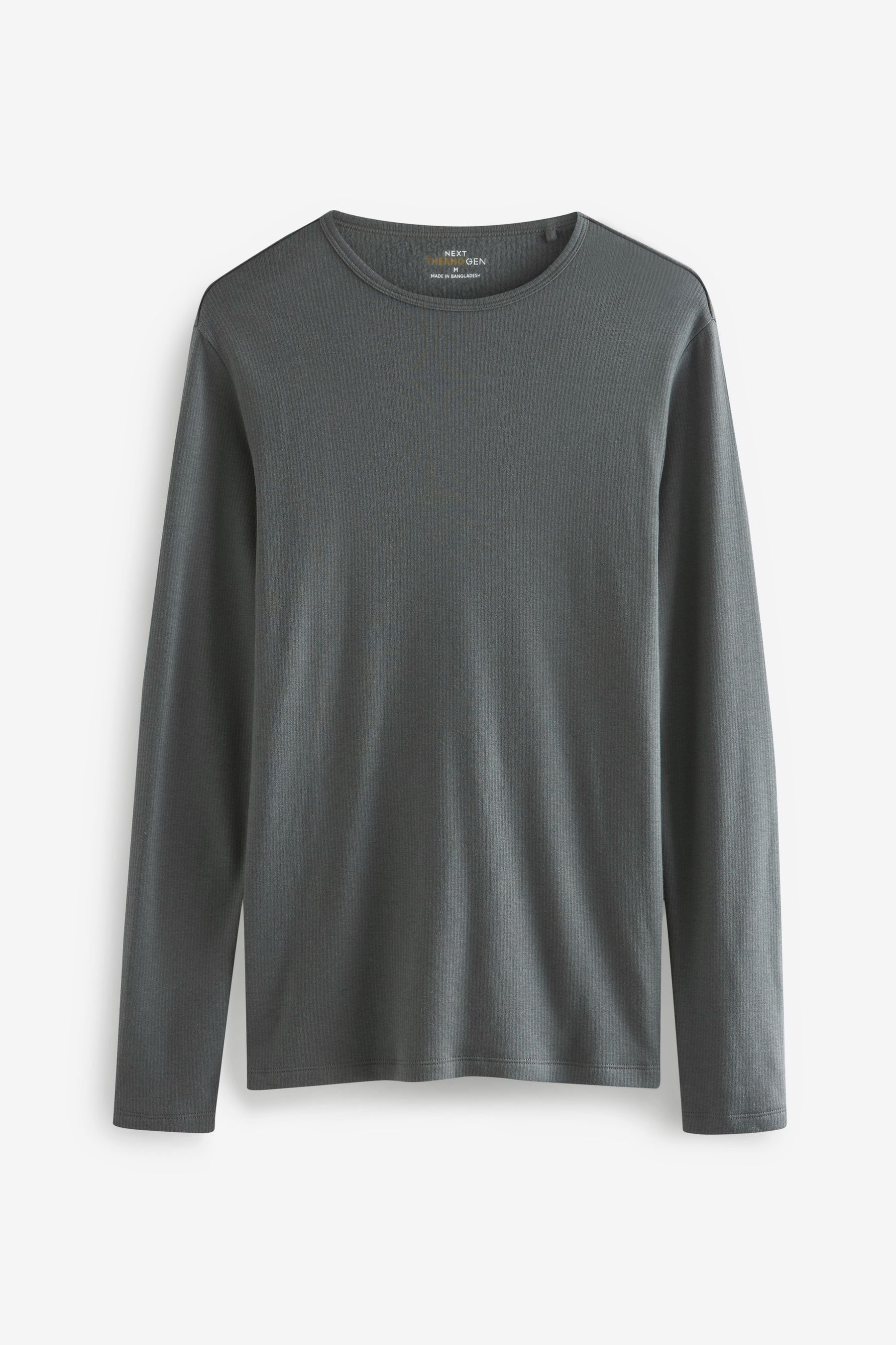 Next Thermounterhemd Langärmliges Thermoshirt - 2er-Pack (2-St) Grey