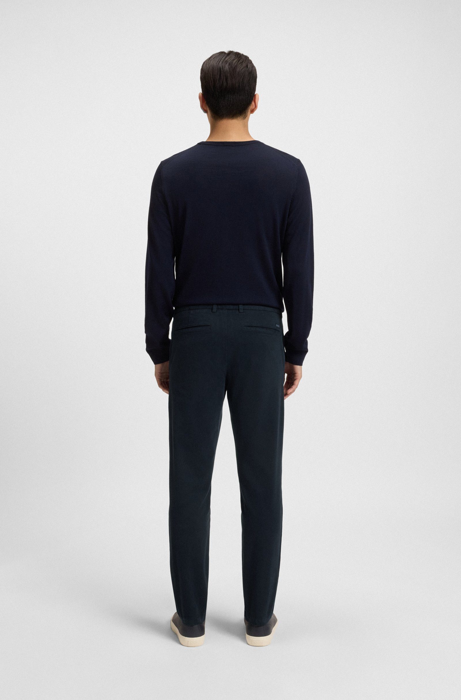 BOSS Stoffhose H-Kaiton1 aus Baumwoll-Twill (1-tlg)