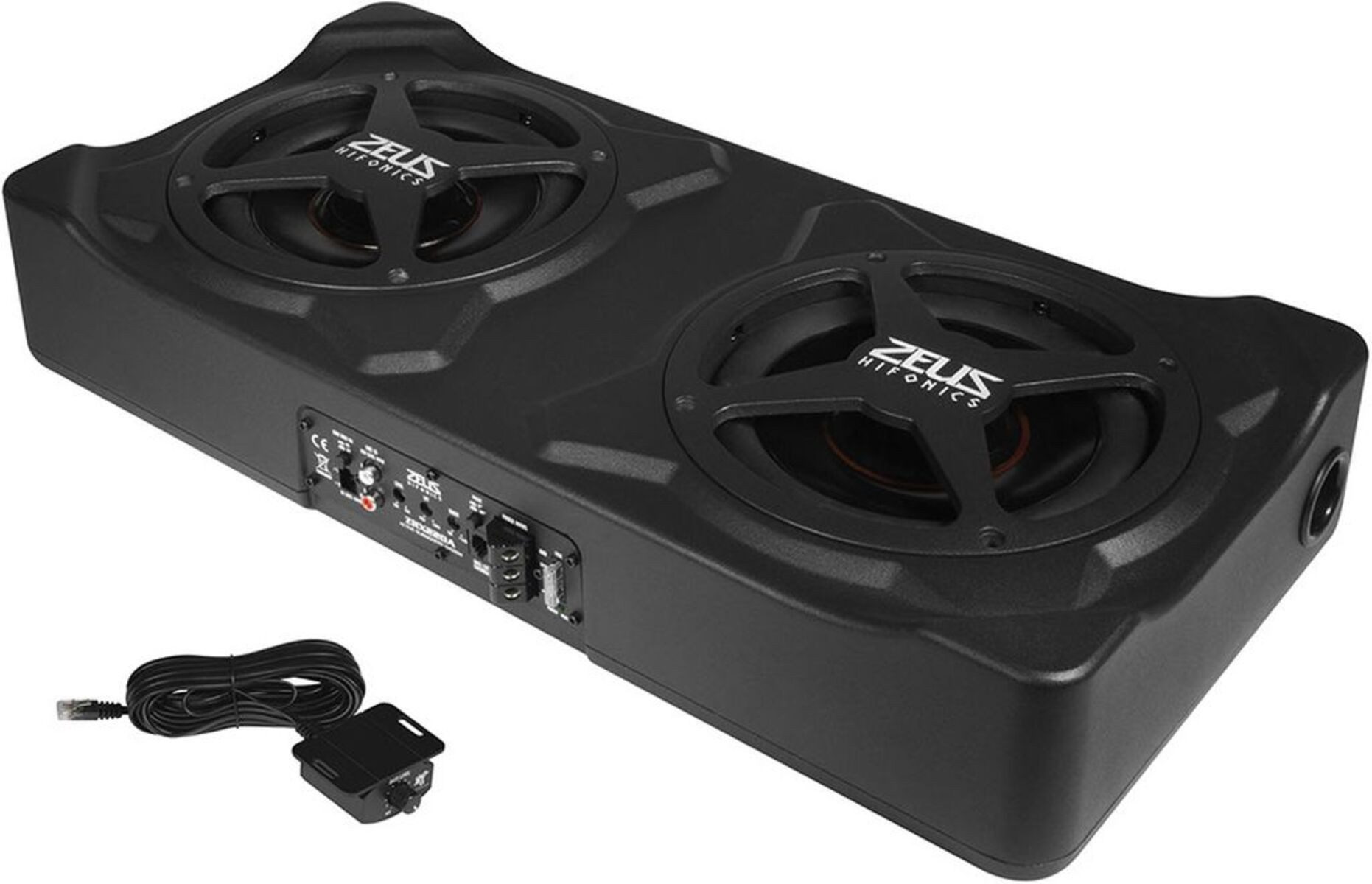 Hifonics ZRX220A 2 x 20 cm (8) Aktiv-Dual-BassreSubwoofer Auto-Subwoofer (300 W, max.: W cm)