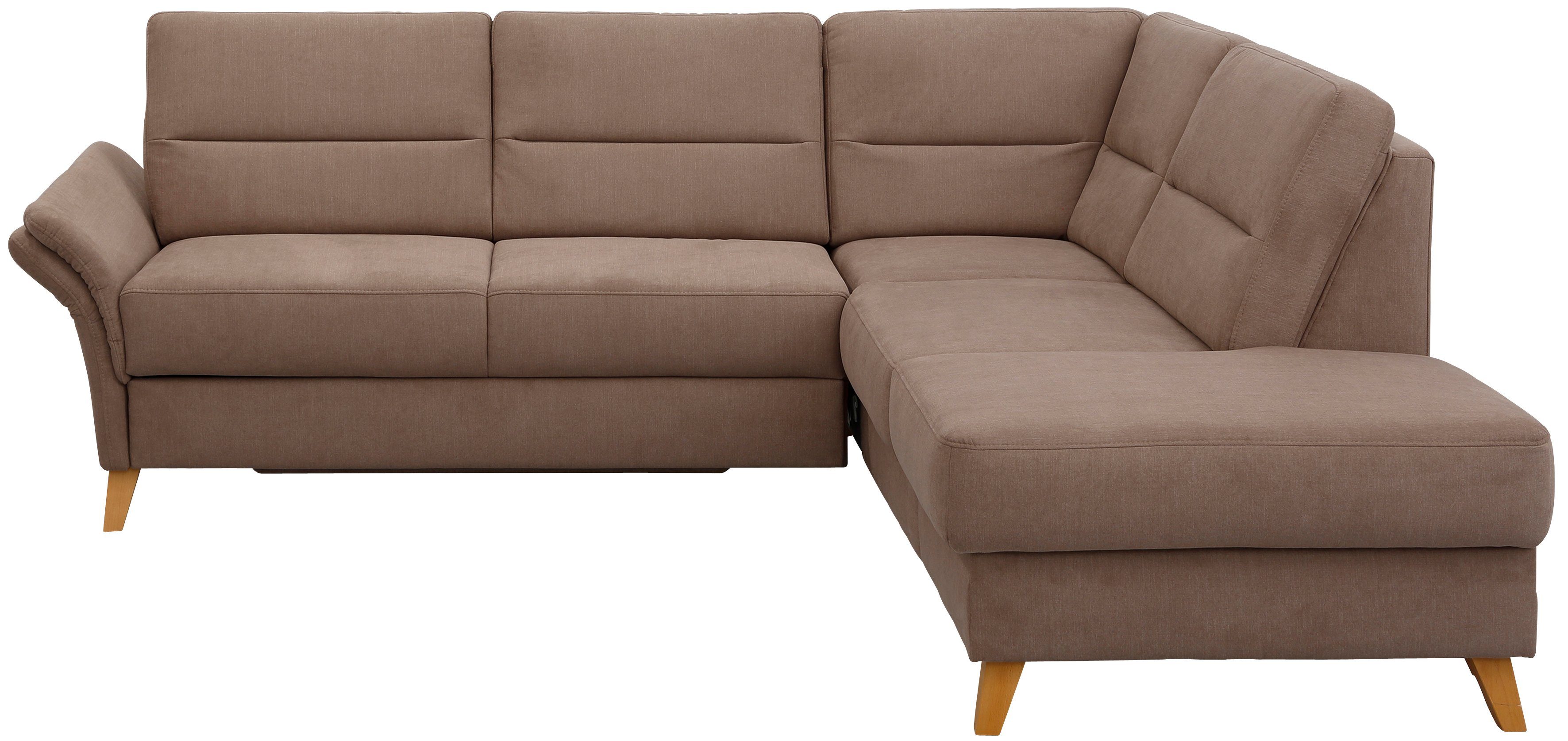 Bettkasten Ecksofa Home Westerland, wahlweise Federkern-Polsterung, Bettfunktion, affaire mit