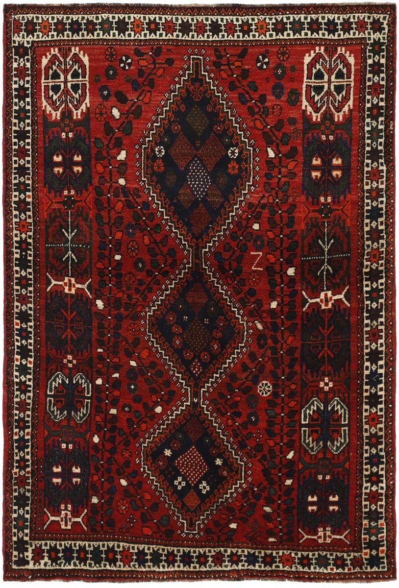 Orientteppich Shiraz 125x189 / Trading, Handgeknüpfter mm Höhe: Orientteppich rechteckig, Perserteppich, 10 Nain