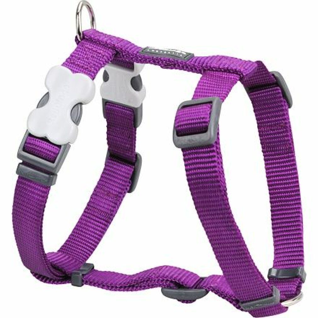 Red Dingo Hunde-Geschirr Hundegeschirr weich 46-76 cm Lila