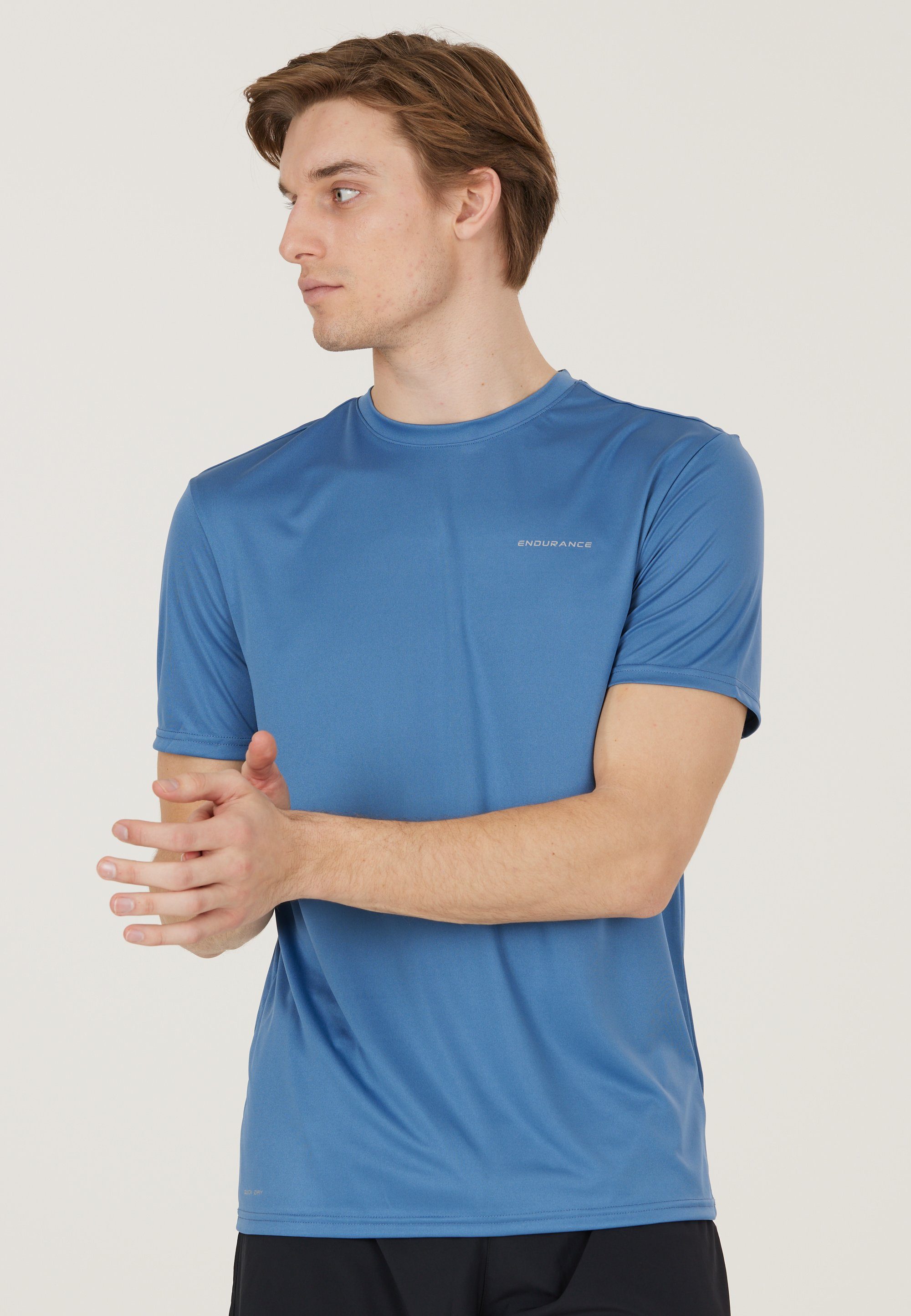 ENDURANCE Funktionsshirt Dipose (1-tlg) mit schnelltrocknender QUICK DRY-Technologie blau