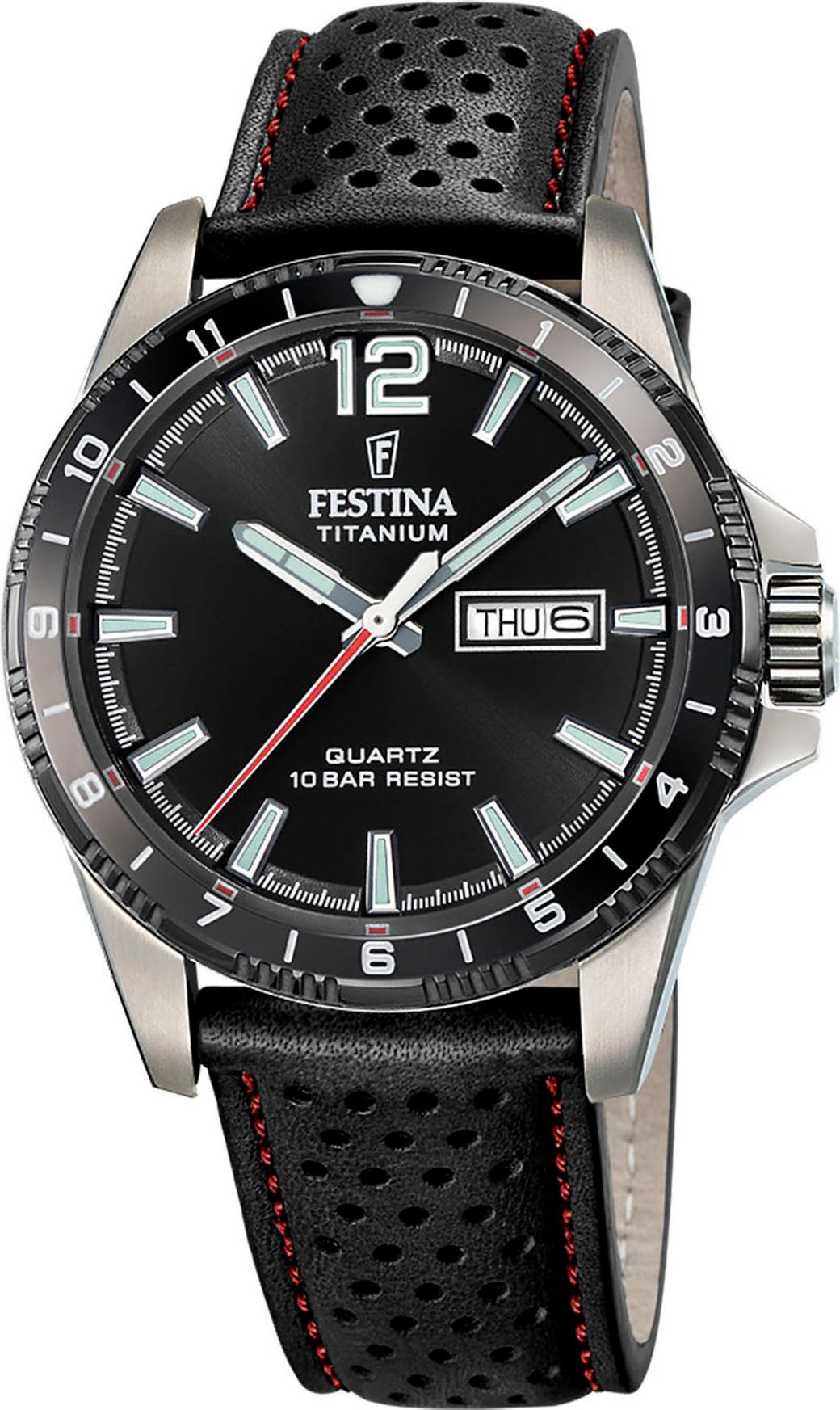 Festina Quarzuhr Calendario Titanium F20699/4, Armbanduhr, günstig online kaufen