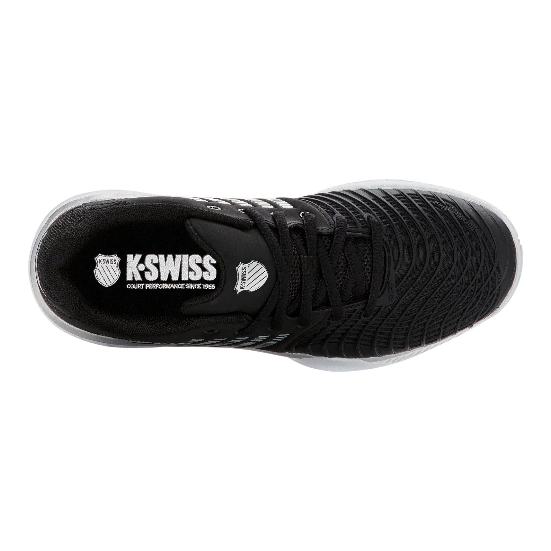 K-Swiss Performance Express Light 3 Clay/Sandplatz 2026 schwarz/silber/weiss Damen Tennisschuh