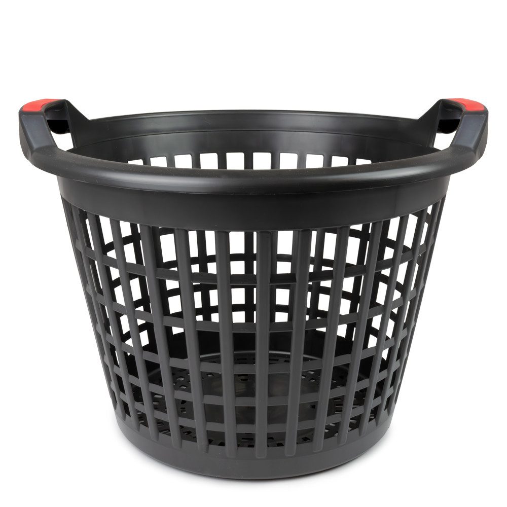 Prima-Online Drahtkorb Gartenkorb, Erntekorb, Wäschekorb, aus Kunststoff, Stapelbar, 25, 35L