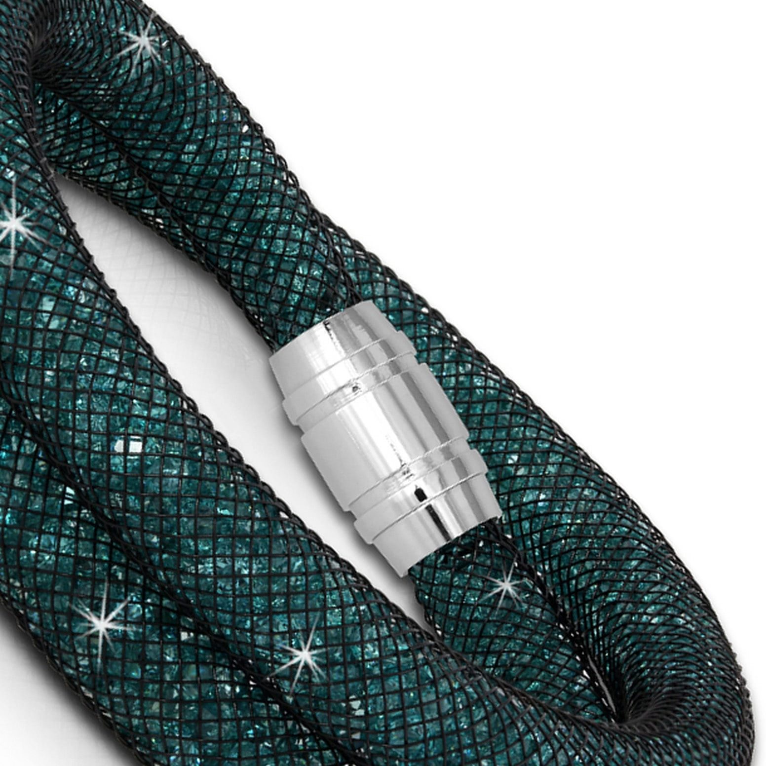 SilberDream Edelstahlarmband SilberDream Armband grün Arm-Schmuck (Armband), Damenarmband mit Edelstahl-Verschluss, Farbe: grün, grüne Kristalle