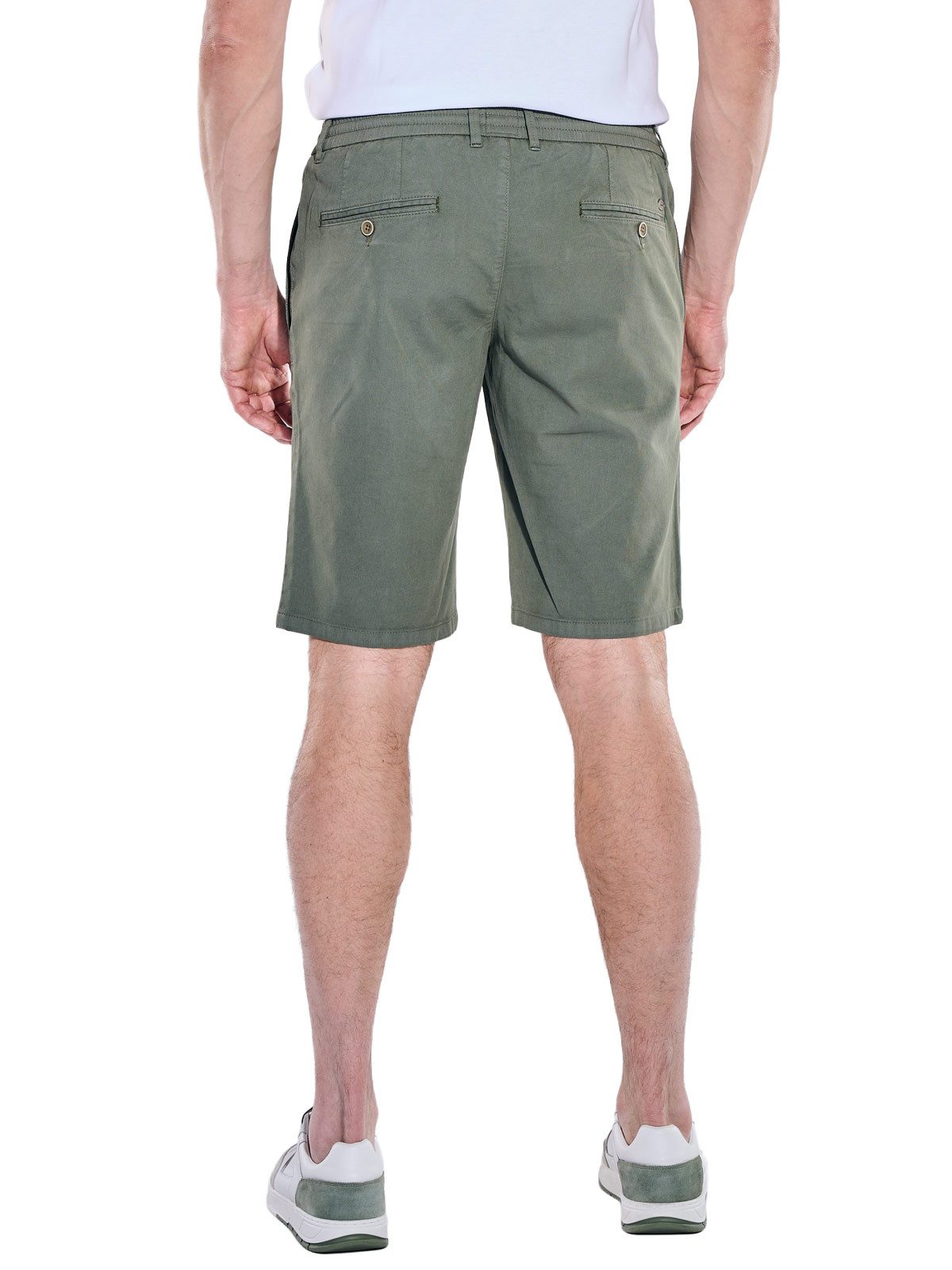 Engbers Bermudas Herren Chino-Bermuda mit Tunnelzug, Khaki
