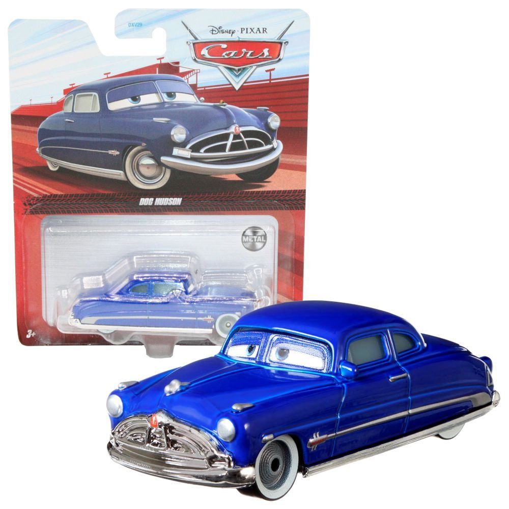 Disney Cars Spielzeug-Rennwagen Doc Mattel Cars Disney 1:55 Hudson GBV70 Autos Cast