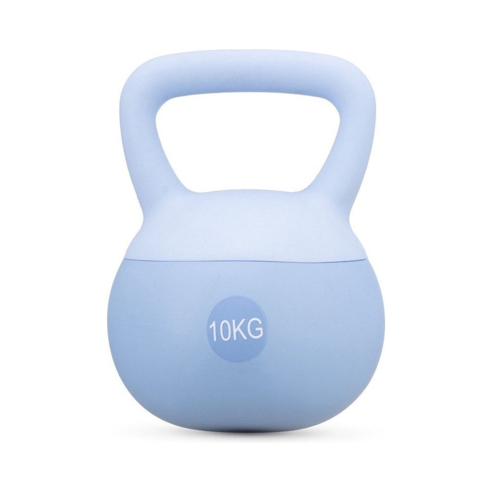 GiglioCollection Kettlebell Soft Kettlebell bodenschonend & leise - stoßdämpfende Kugelhantel, (Soft Kettlebell ideal fürs Homegym Kettlebell 10 kg), Kugelhantel mit Eisensandfüllung - ergonomischer Softgriff